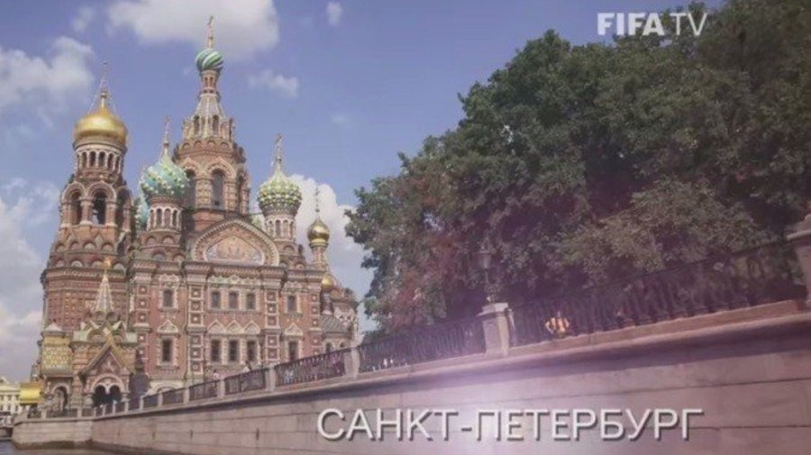 FIFA официально представила видеоролик о Петербурге