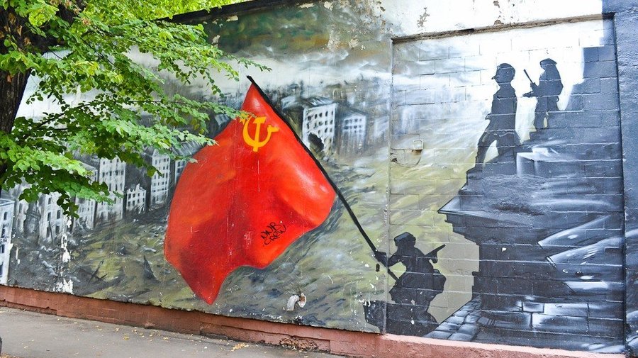 Патриотическое граффити появится в подземном переходе возле станции метро «Парк Победы»