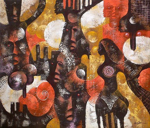 Выставка художников из Ганы