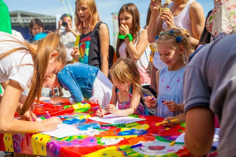 День защиты детей в московских парках