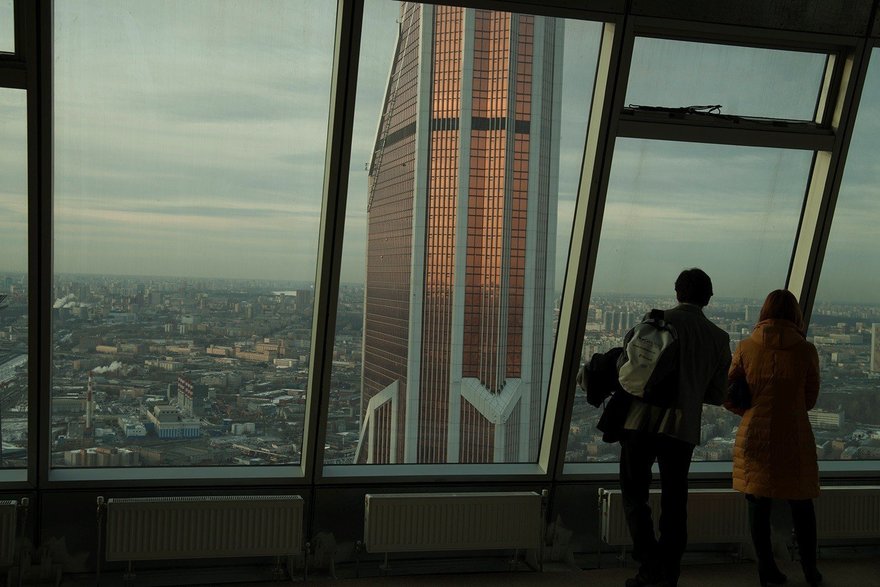  Смотровая площадка на высоте 238 метров в «Москва-Сити»