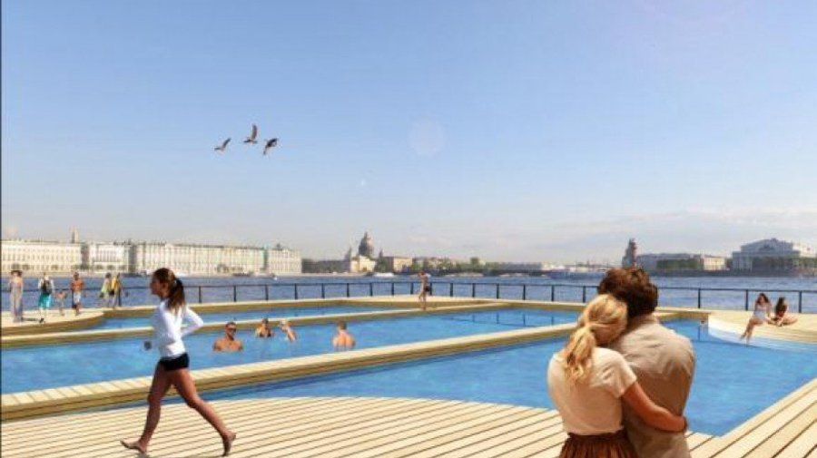 На пляже Петропавловской крепости появится бассейн