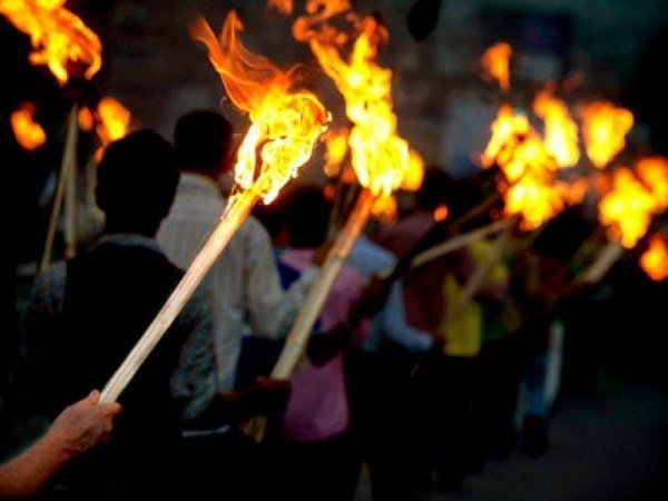 Факельное шествие «Чума в городе»