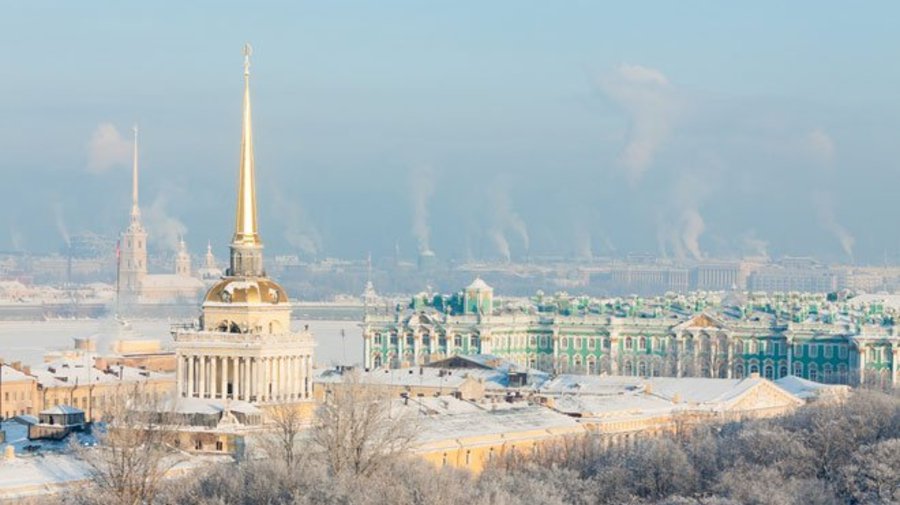 Сегодня первый день с температурой ниже нуля в Петербурге