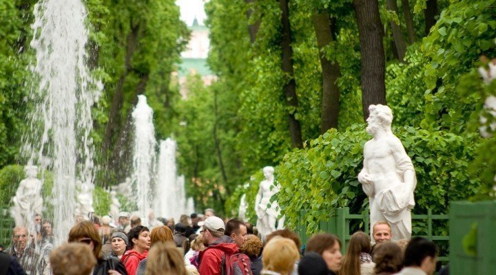 Праздник закрытия фонтанов в Летнем саду