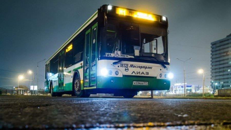 Ночные автобусы будут работать в ночь с 3 на 4 ноября