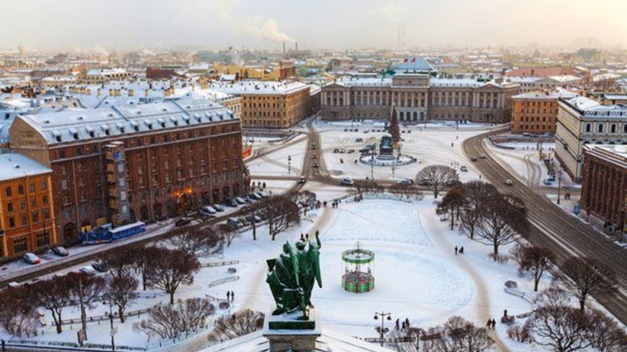 На следующей неделе в Петербурге выпадет снег