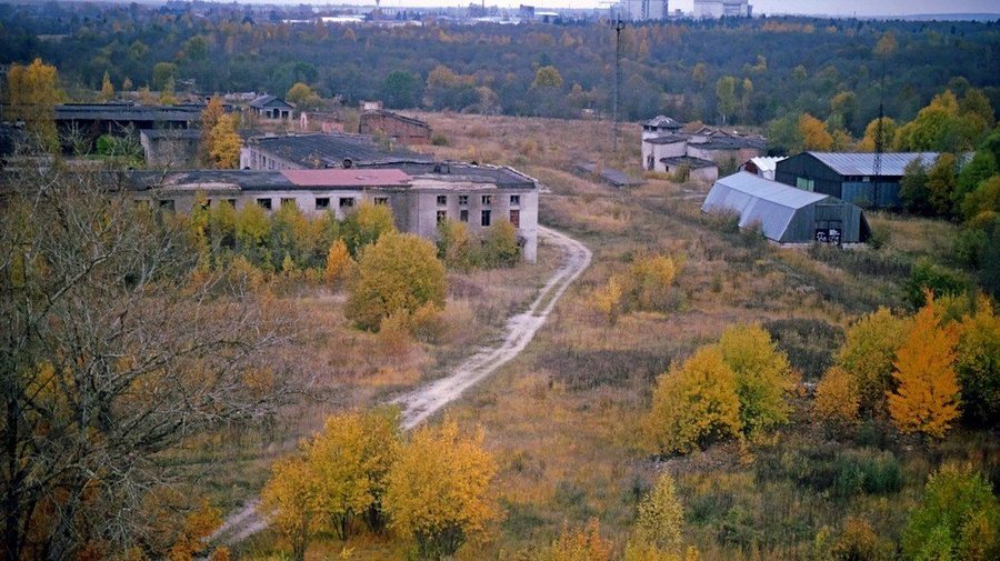 Полигон авиаремонтного завода в Гатчине