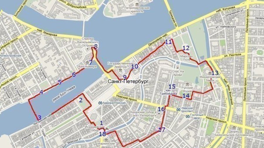 Маршрут по Петербургу, который никогда не наскучит