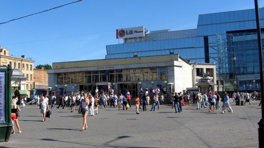 Маршрут вокруг станции метро «Сенная Площадь»