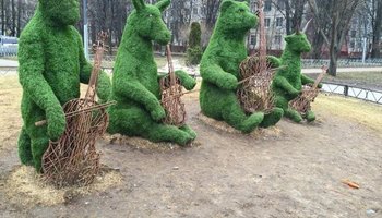Топиарный квартет из басен Крылова