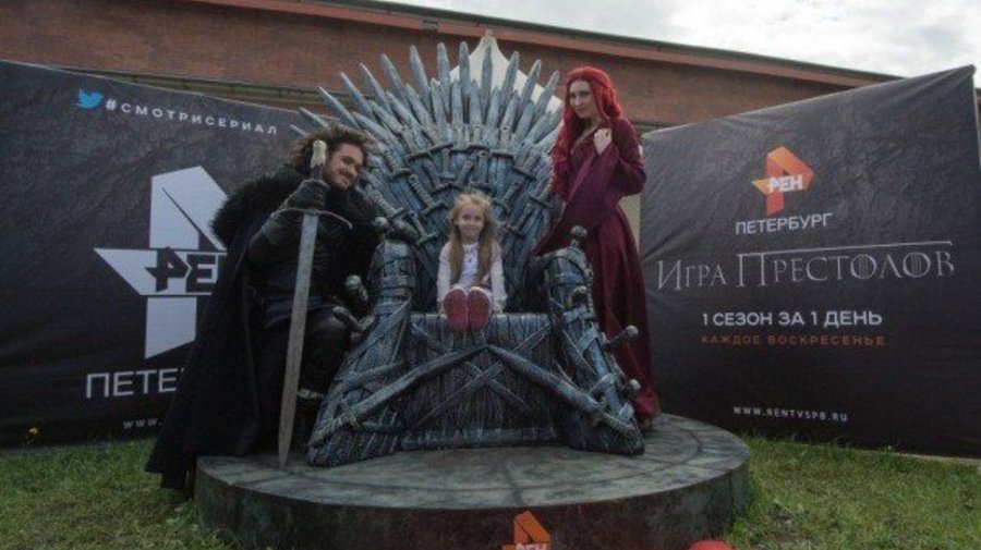 Железный трон из «Игры престолов» появится в Петропавловской крепости