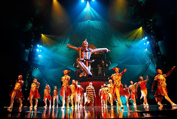 Шоу Cirque du Soleil Kooza в Москве