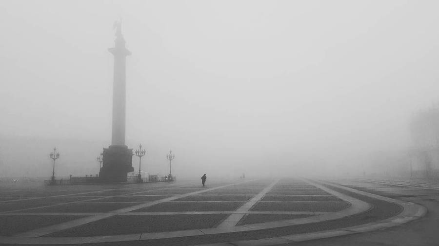 Во вторник на город вновь опустится непроглядная мгла