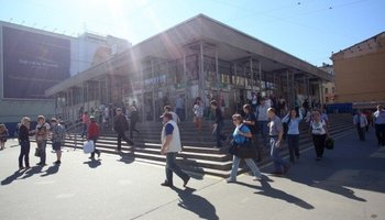 Маршрут вокруг станции метро «Василеостровская»