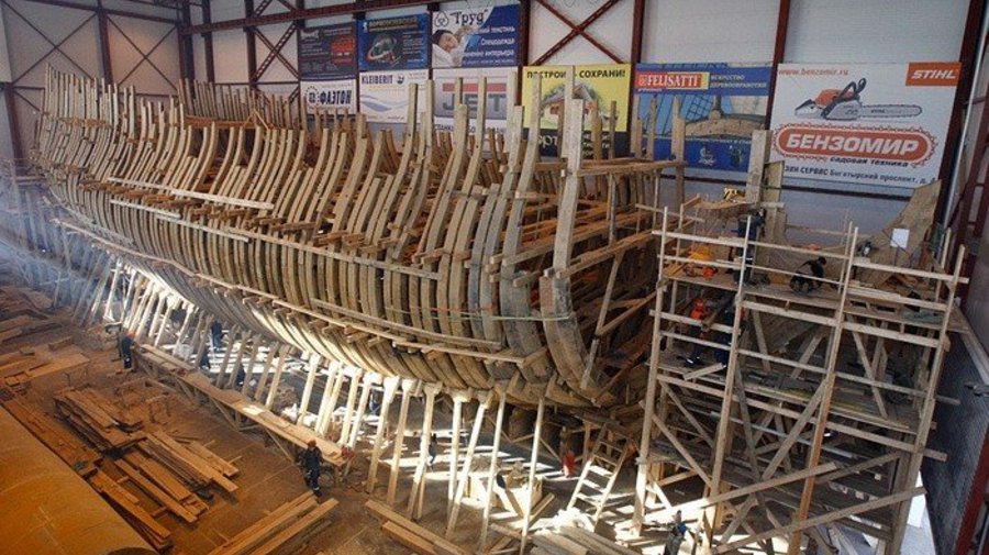 Легендарный парусник «Полтава» построят к лету 2018 года