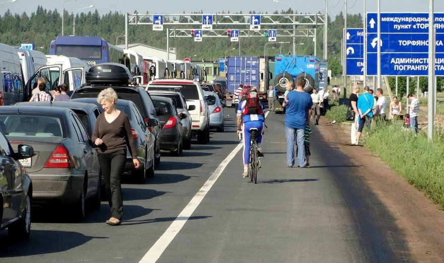 Очереди на границе с Финляндией могут исчезнуть