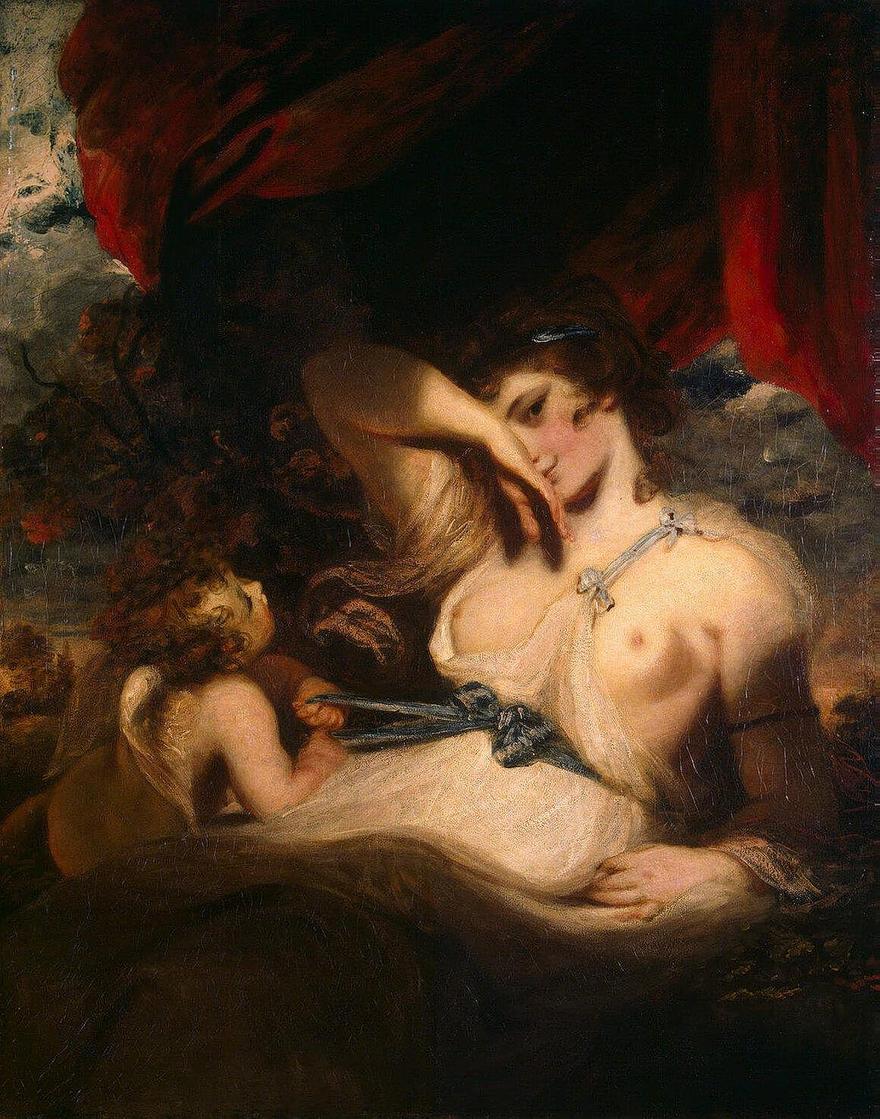 «Амур развязывает пояс Венеры». Джошуа Рейнольдс, 1788 год