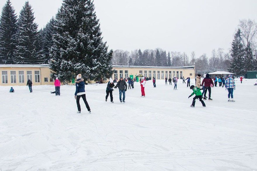 Бесплатный каток в Павловске