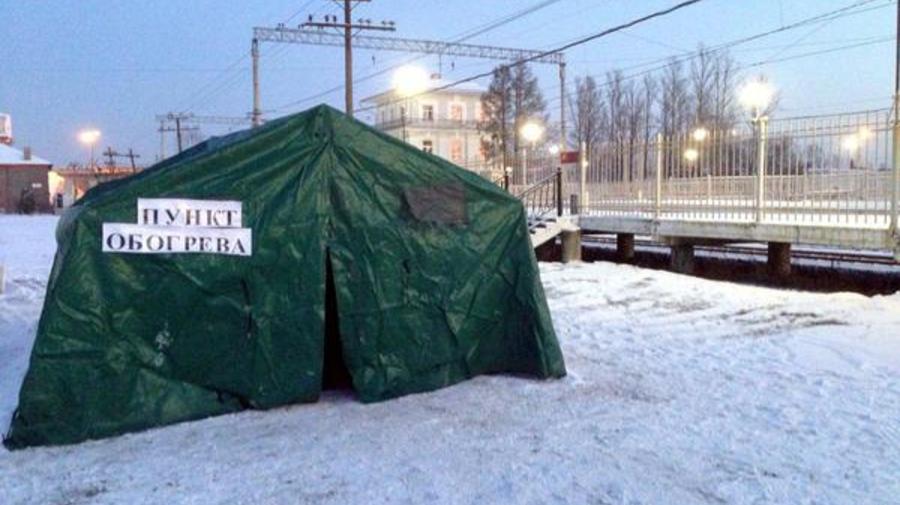 Пункты обогрева заработали во всех районах Петербурга
