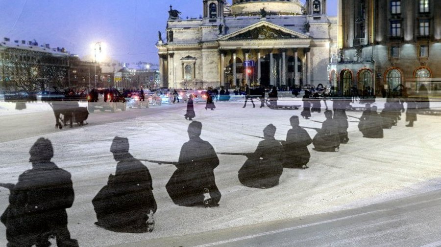The Guardian выложила фотослайды, посвящённые революции 1917 года