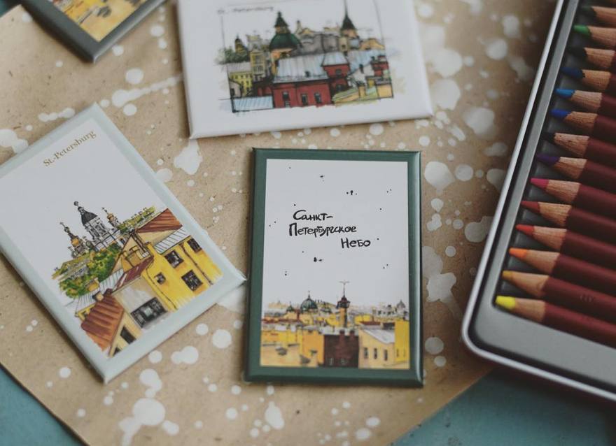 Где покупать сувениры на память о Петербурге 