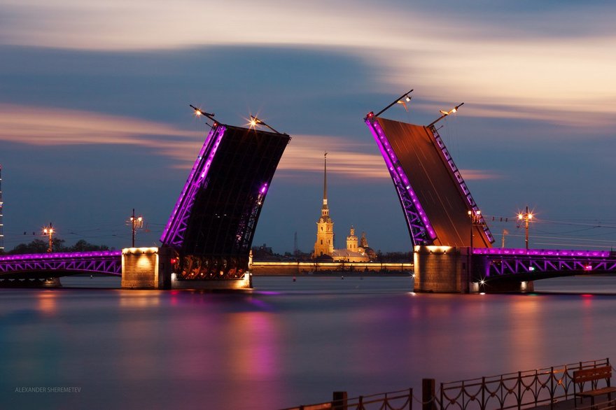 Дворцовый мост с петербург