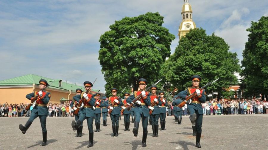 3 июня состоится первая в этом году церемония развода почётного караула в Петропавловской крепости
