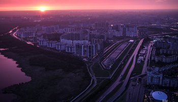 Как выглядит Петербург с 341-метровой высоты «Лахта Центра» 