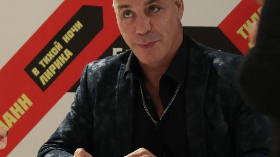 Лидер группы Rammstein Тилль Линдеманн приехал в Петербург
