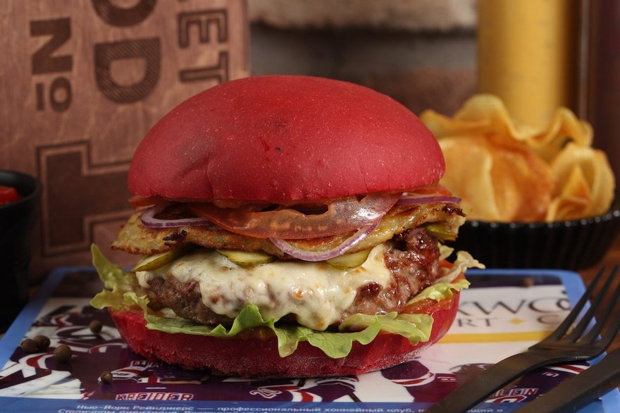 Красные бургеры 